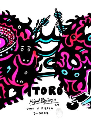 Toro y fiesta.