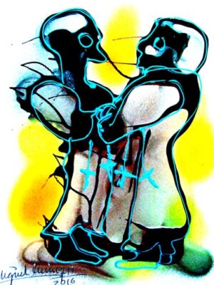 Dialogo entre monjes.