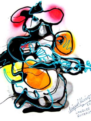 Canguro guitarrista.