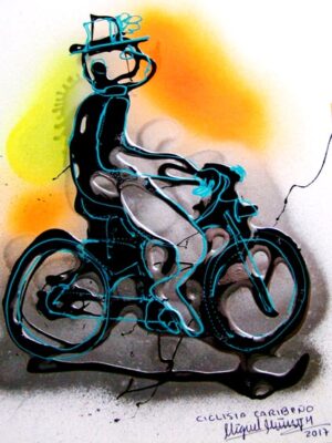 Ciclista caribeño.