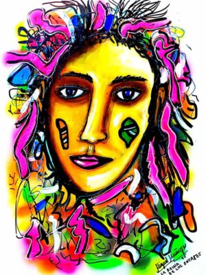 La reina de los encajes.