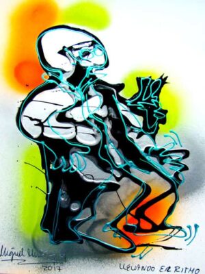 Llevando el ritmo.