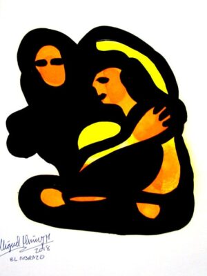 El abrazo.