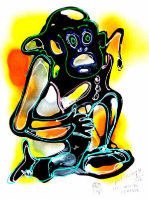 Mascara de primate.