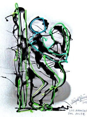 Los amantes del poste.