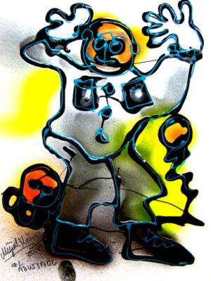 El asustado.