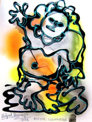 Mujer luchadora.