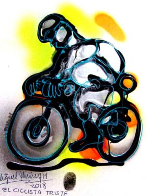 El ciclista triste.