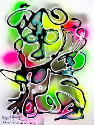 Retrato de un demente.
