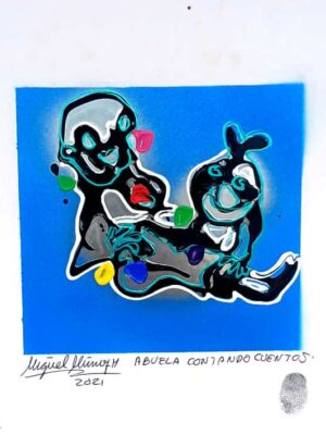 abuela contando cuentos-miguel muñoz martinez-