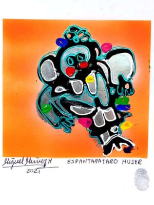mujer espantapajaro-miguel muñoz martinez-