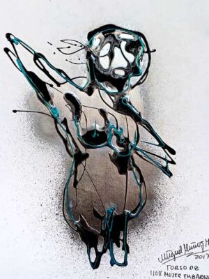 torso de mujer embarazada-miguel muñoz martinez.